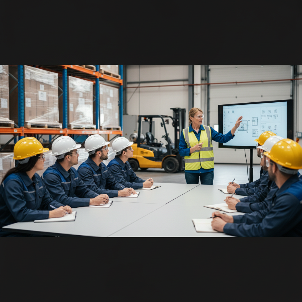 Formation en logistique pour les travailleurs intérimaires sur la sécurité.